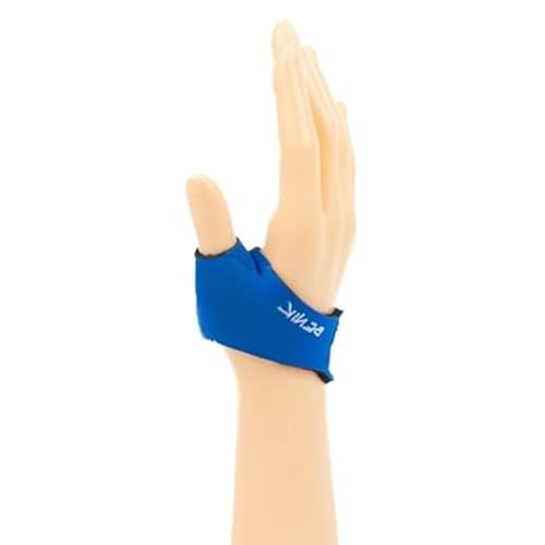 Benik Pediatric Neoprene Glove with Thumb Support, Size 2, Right Right Hand Blue