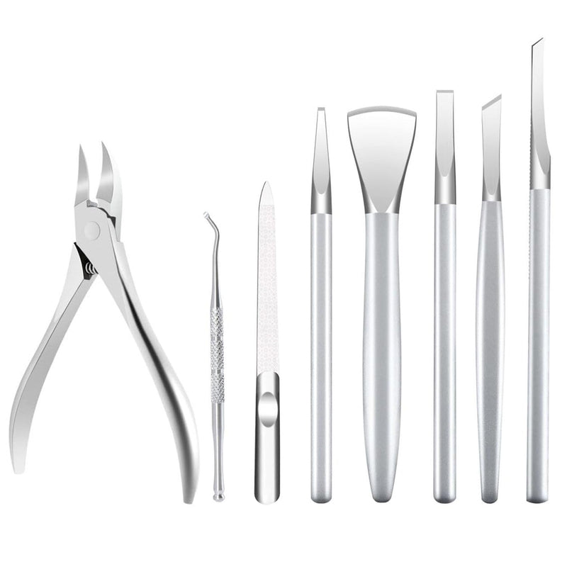 Pedicure Tools for Feet,Ingrown Toenail Treatment,Ingrown Toenail Removal Kit,Pedicure Set,Toenail Grooming Kit,Top Notch Foot Blade, Super Sharp Toenail Clippers (8 Pack) 8 Pack - BeesActive Australia