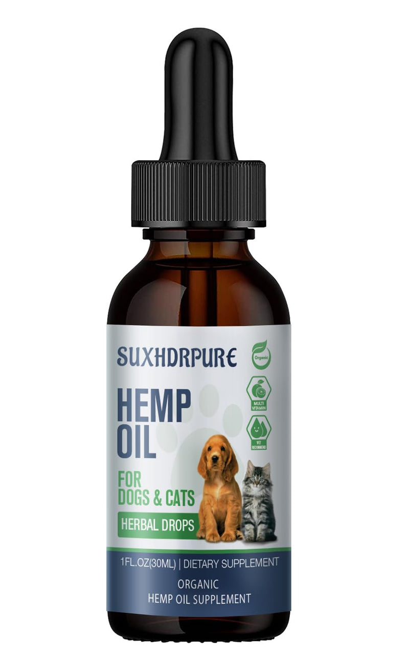 Hemp Oil for Dogs and Cats