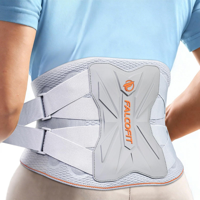 Back Brace for Lower Back Pain Relief, Lumbar Support Belt with 9X Ergonomic Support System, Breathable 3D Knitted Back Support Brace for Men & Women, Sciatica, Scoliosis, Herniated Disc (Medium) Medium (Waist: 29.5-35.4'')