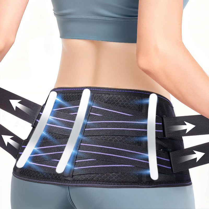 Ultra Sacroiliac SI Hip Belt for Women and Men, [Upgraded Medical-Grade] Adjustable Breathable Hip Brace, Sciatica Pain Relief Devices, Trochanter Brace for Relieving Lower Back Pain, Pelvic Pain & Sciatica (Medium) Medium