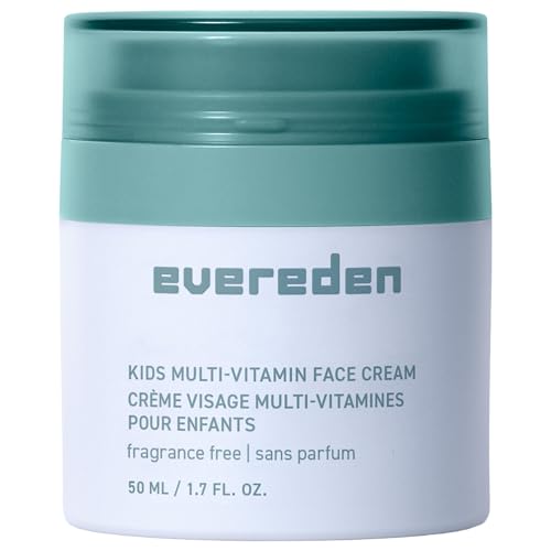 Evereden Kids Face Cream, Dermatologist-Tested, EWG Verified Fragrance-Free