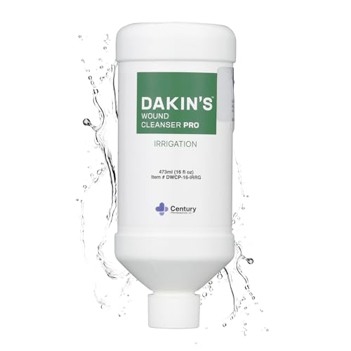 Dakin's Wound Cleanser Pro 0.125% Wound Cleanser, Irrigation 16oz 16 OZ Irrigation Cap