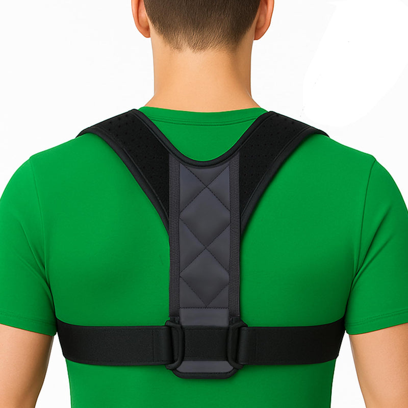 Back Brace Posture Corrector for Men and Women - Invisible & Mesh Breathable Upper Back Brace - Adjustable Back Straightener - Relieve Shoulder, Neck & Back Pain, S(28-37inch) 1PCS