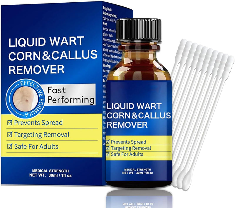 Corn Removers for Toes: Liquid Salicylic Acid Corn Removal for Feet - Corn Callus Remover for Feet Extra Strength (0.5 Fl Oz) 0.5 Fl Oz - BeesActive Australia