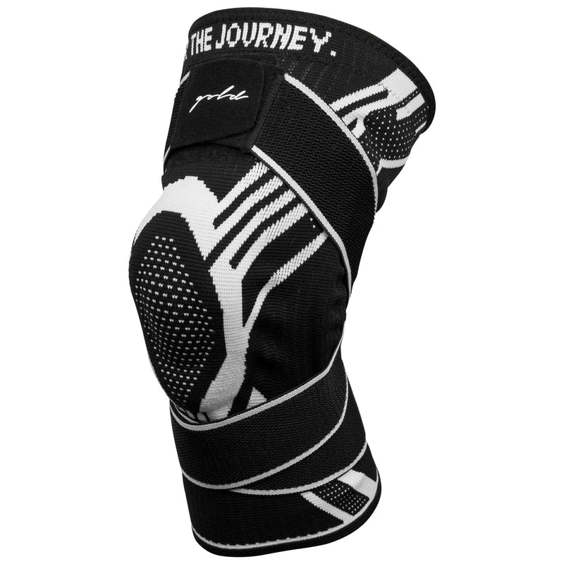 Gold BJJ Knee Brace for Jiu Jitsu - Compression Sleeve with Patella Support and Side Stabilizers (XX-Large) XX-Large