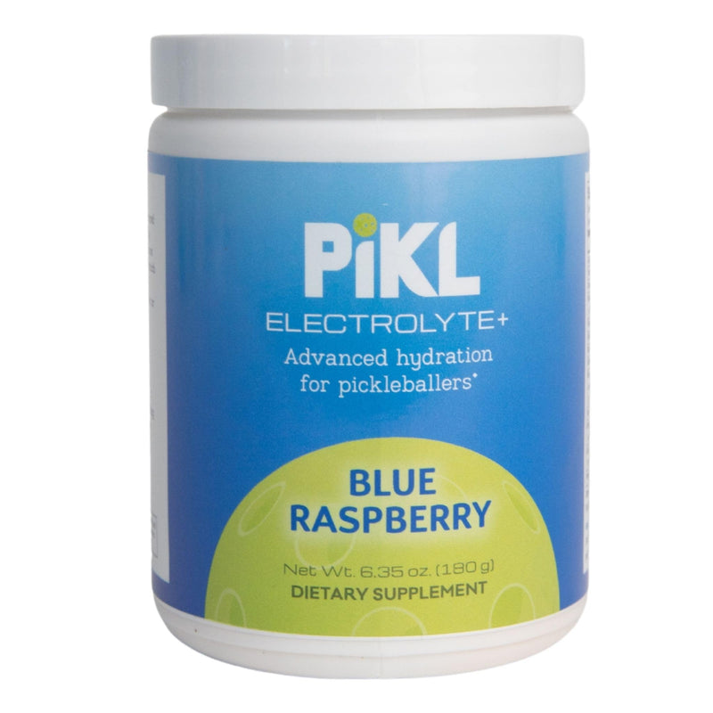 PiKL Nutrition Electrolyte Drink Mix for Pickleball | Magnesium & B-Vitamins | 0g Sugar | 30 Servings (Blue Raspberry) Blue Raspberry