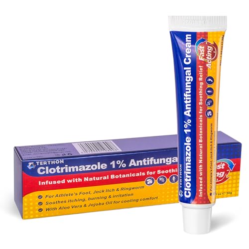 Clotrimazole Antifungal Treatment Cream 30g (1 Pack)