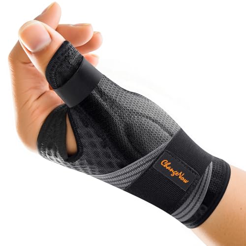 Medical-Grade Pain Relief Thumb Spica Splint, Right/Left Hand Thumb Brace Fit both hand-M