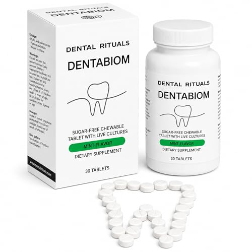 Oral Probiotic Adults, 6 Live Cultures, Healthy Teeth & Gums, Sugar-Free Adult - Mint