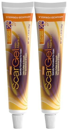 Natureplex Scar Gel 1.25 oz (2 Pack) – With Allantoin, Clinically Proven Formula for Old & New Scars – Reduces Appearance of Scars from Surgery, Burns, Acne, Injury & Stretch Marks