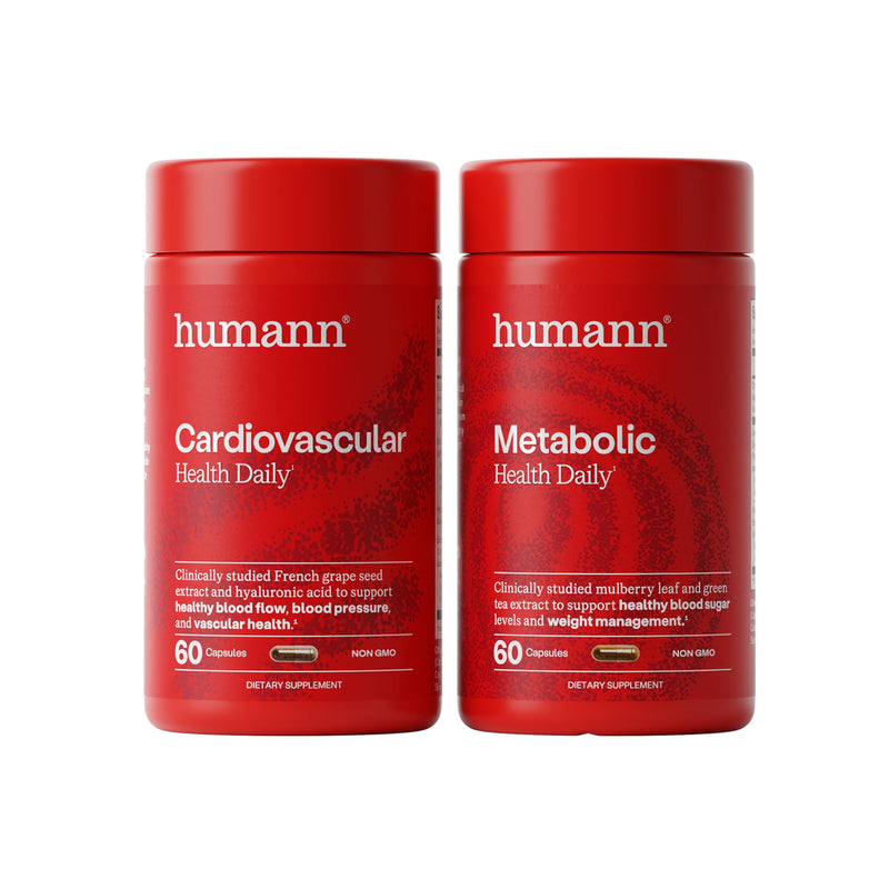 HumanN Cardiovascular & Metabolic Health Daily Bundle, Blood Pressure and Metabolic Balance Supplements, 120 Count