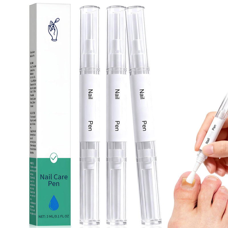 3Pcs Nail Fungus Pen, Nail Growth Treatment Repair Serumtwist Pen for Repair and Strengthener Nail, All-Natural, Easy to Apply