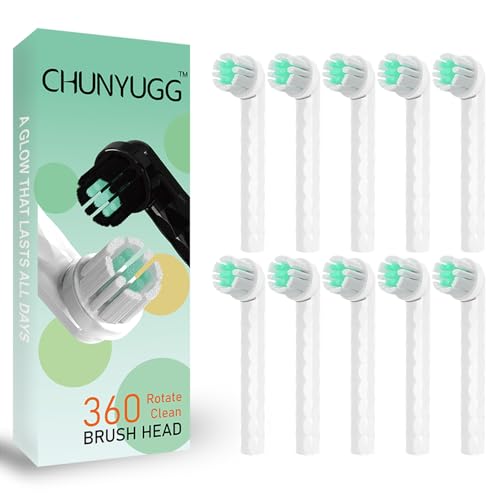 Replacement Heads for Quip Rev Oscillating Electric Toothbrush, White