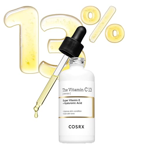 COSRX 13% Pure Vitamin C Serum for Face, Hydrating Facial Serum, 0.67 oz
