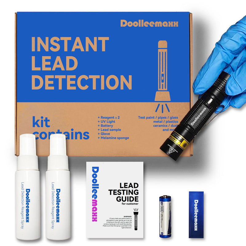 Lead Paint Test Kit | Up to 4800 Uses| Lead Test Kit for Paint, Ceramics & More | Lead Test Refill | UV Light Visible | Home Safety & Easy to Use (Lead Test Kit) - BeesActive Australia