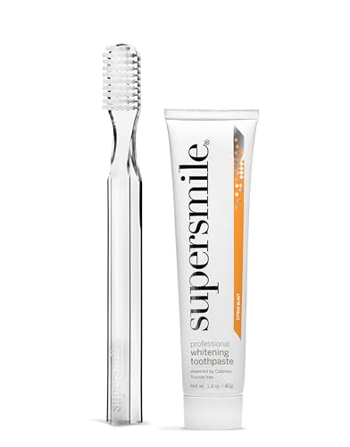 Supersmile Fluoride-Free Whitening Kit, Citrus Blast, 1.4 Oz Travel