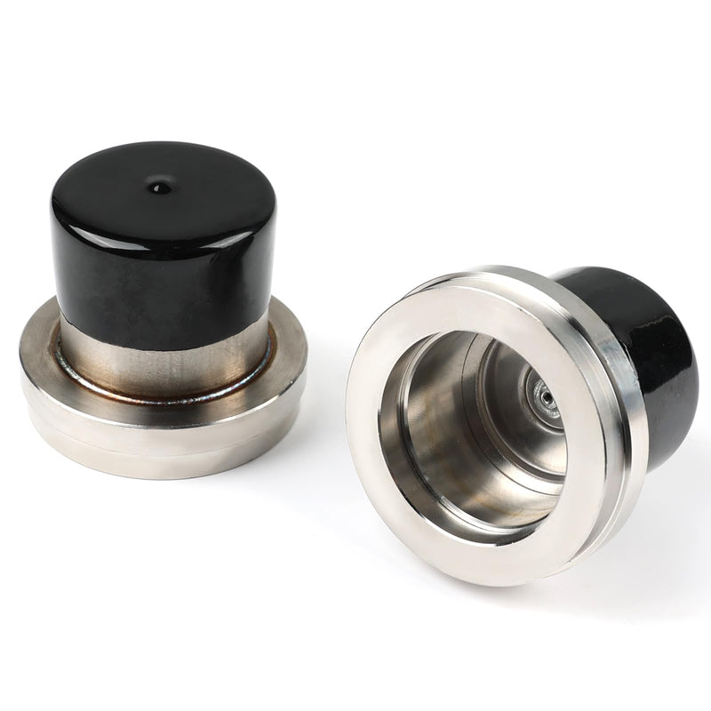 2PCS 2.441" Stainless Steel Trailer Bearing Protectors, Wheel Hub Dust Caps Compatible with Most 2000 3500 lb Axles, Durable Grease Retention Covers Prevent Corrosion for Boat, RV, Snowmobile - BeesActive Australia