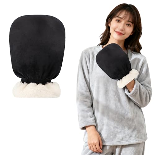 Holiberty 1PC Hand Cast Cover Warm Gloves Hand Plaster Brace Cast Mitten Protector Arm Winter Wrist Brace Protective Gloves Black