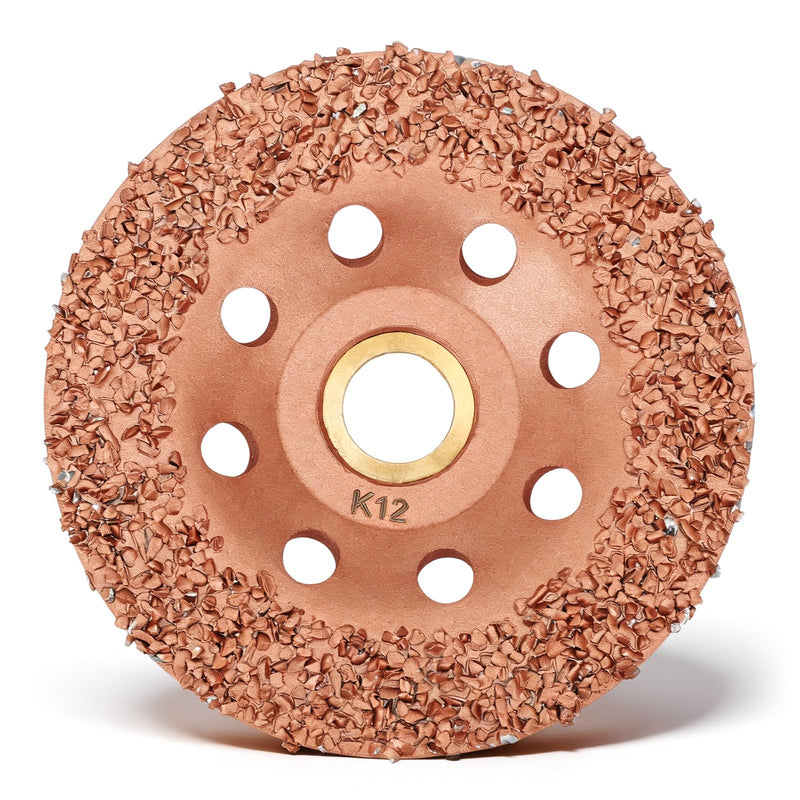 Livestock Hoof Trimming Disc, HL Q7DMP 100mm Ti Plated Grinding Wheel Plate with 16mm Bore, for Cattle Horse Hoof Repair Tools