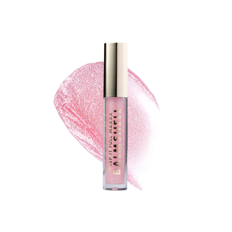 Milani Keep It Full Maxxx Balmshell Lip Plumper Gloss - Sparkling Pink | Moisture-Rich Lip Plumper With Pout-Maximizing Heat And A Soft-Shine Finish. Made With A Blend Of Vitamin E-Rich Oils. 0.15 Fl Oz (Pack of 1)
