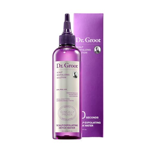 Dr. Groot Scalp Exfoliating Detox Water for Hair Loss, Korean Hair Care, AHA to remove Sebum, Purify Scalp, Menthol Refreshing, Scalp Revitalizing Solution