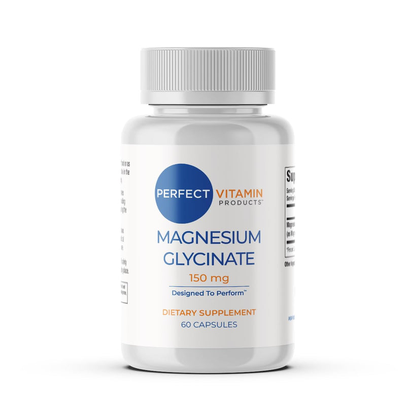 Magnesium Glycinate 150mg for Sleep (60 Capsules) | High Absorption Magnesium Supplement for Sleep, Stress & Muscle | Chelated, Gentle on Stomach | Vegan Capsules, Non-GMO 1 Pack