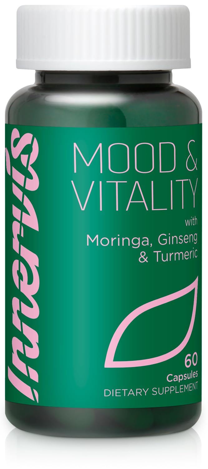 Mood & Vitality Supplement for Women – Energy, Focus & Balance | with Moringa, Korean Ginseng, Garlic, L-Arginine, L-Citrulline, Zinc & Vitamin B3 | 60 Capsules