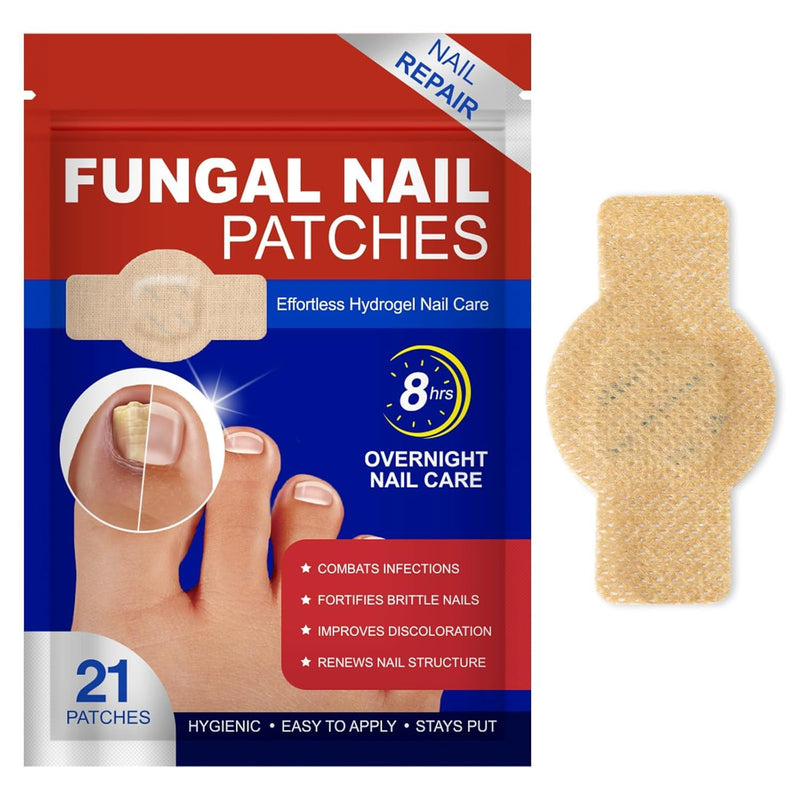 Fungal Nail Treatment Patches, 21 Pieces, Professional Nail Care Solution