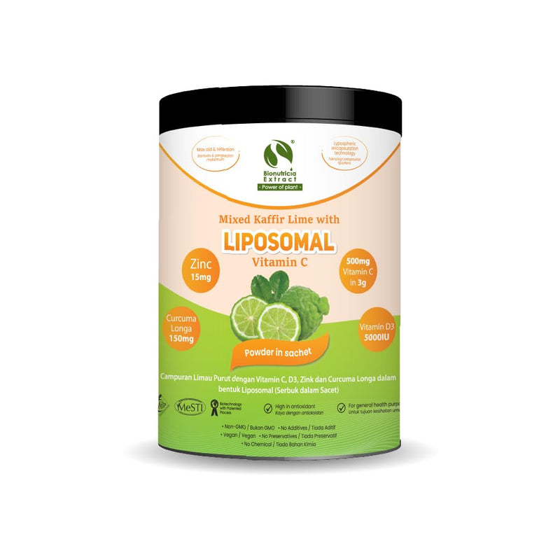 Liposomal Vitamin c Enhanced with Kaffir Lime Extract (20 sachets)