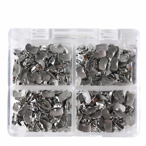 DENTASOP 80 Pcs Simple Metal Mouth Tubes Set Orthodontic Leather Straps for MBT/Roth Tools 0.022 (0.022 2nd MBT) 0.022 2nd MBT