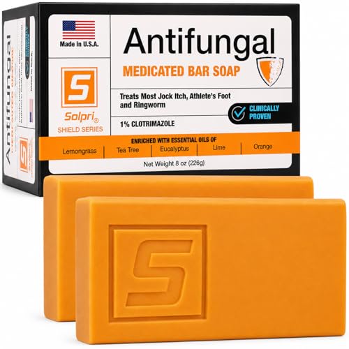 Medicated Antifungal Soap Bar | Jock Itch, Athlete's Foot, Ringworm