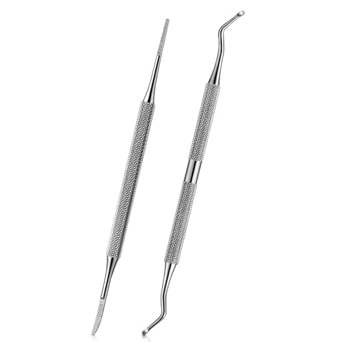 FERYES Professional Ingrown Toenail Tool | 2-in-1 Surgical Stainless Steel File & Lifter | Home Pedicure Tool for Nail Cleaner & Removal