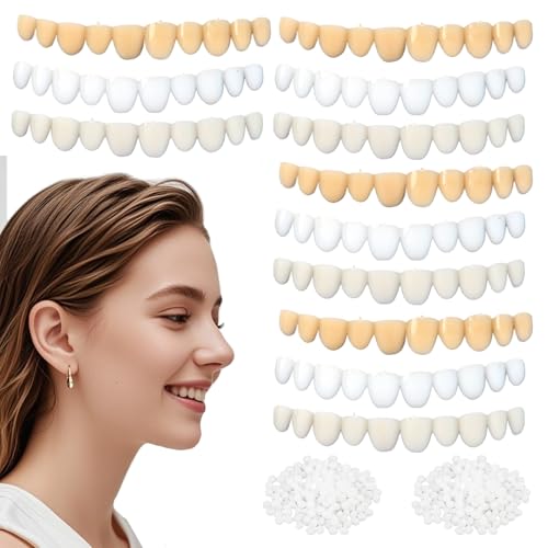 Tooth Repair Kit 12PCS, Temporary Natural Shade for Filling Broken Tooth
