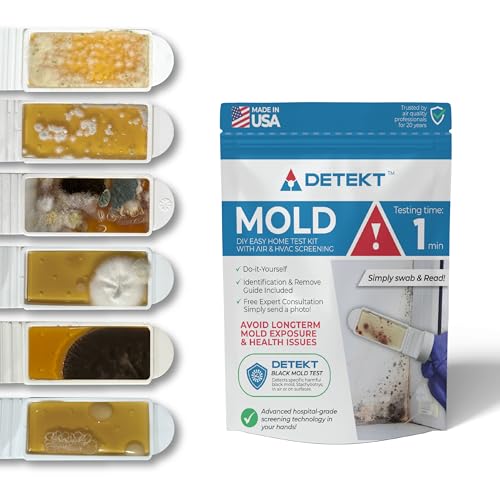 Indoor Air Quality Test Kit by Detekt (USA) for Mold/Bacteria - Home/HVAC 6