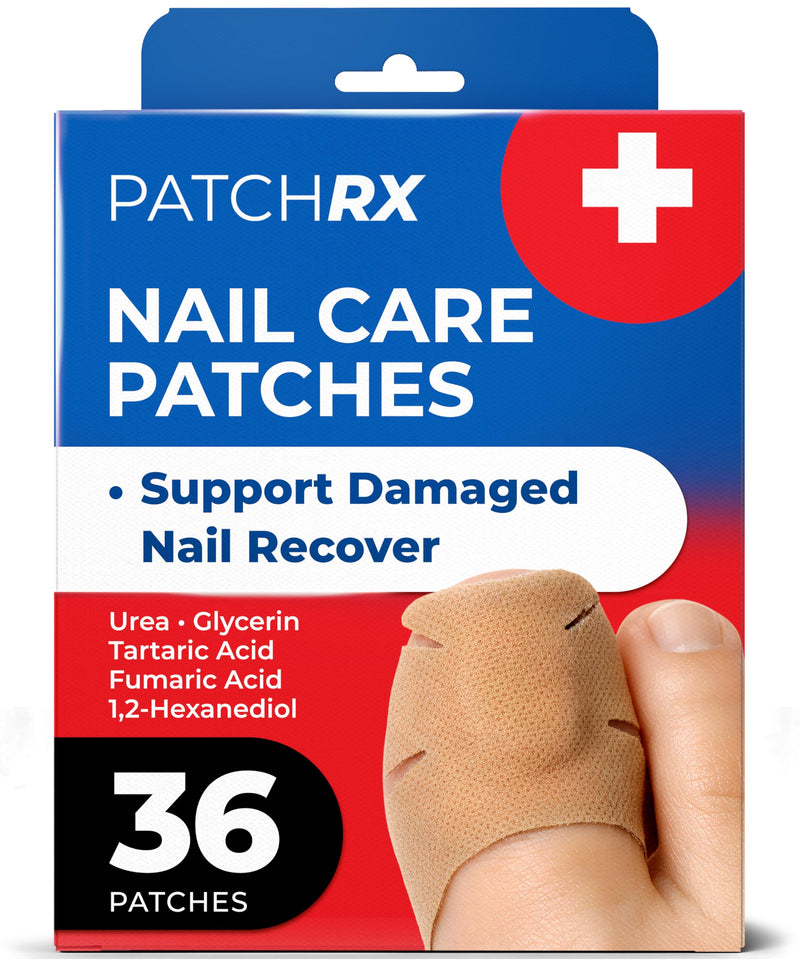 Nighttime Renewal Fungal Nail Patches - 36 Pack - Overnight Repair for Nail Fungus Damage, 8-Hour Treatment Restores Healthy Appearance