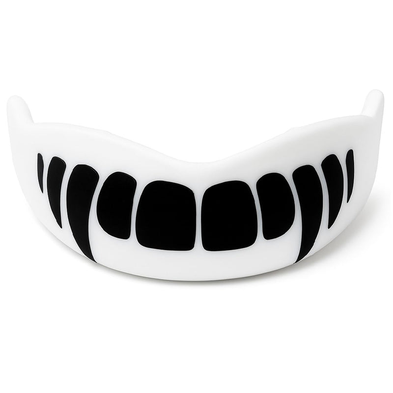 Sports Mouth Guard - Black Fangs Youth Mouth Guard with Boil & Bite Custom Fit- Premium Impact Mouthguards for All Sports - Trusted by Athletes Nationwide for Superior Protection and Fit - BeesActive Australia
