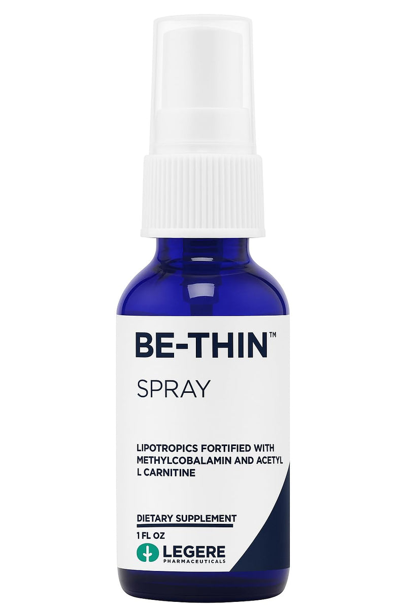 Be-Thin Nutrient & Energy Support Spray – MIC Spray, Methionine, Inositol, Choline, Amino Acids, B12, – Wellness & Clean Energy, 1 fl oz, Legere Pharmaceuticals