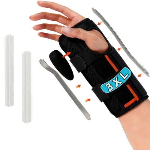 King Mills Plus Size Wrist Brace, Extra Large, Right Hand Only
