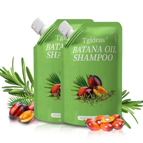 Tgideas Batana Oil Rosemary Shampoo for Hair Growth, Thinning Hair, 2 Pack
