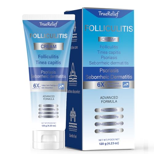 Folliculitis Cream | Soothes & Helps Clear Bumps on Scalp, Face, Body & Butt | for Ingrown Hairs, Razor Bumps & Acne | 120g (01)