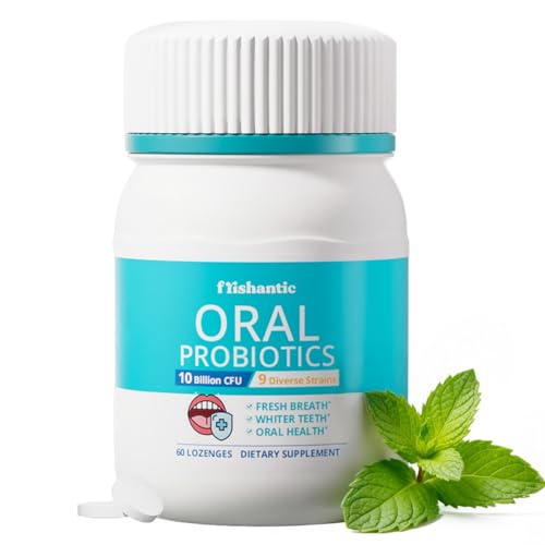 Oral Probiotics for Bad Breath, 10 Billion CFU, Fresh Breath, 60 Counts