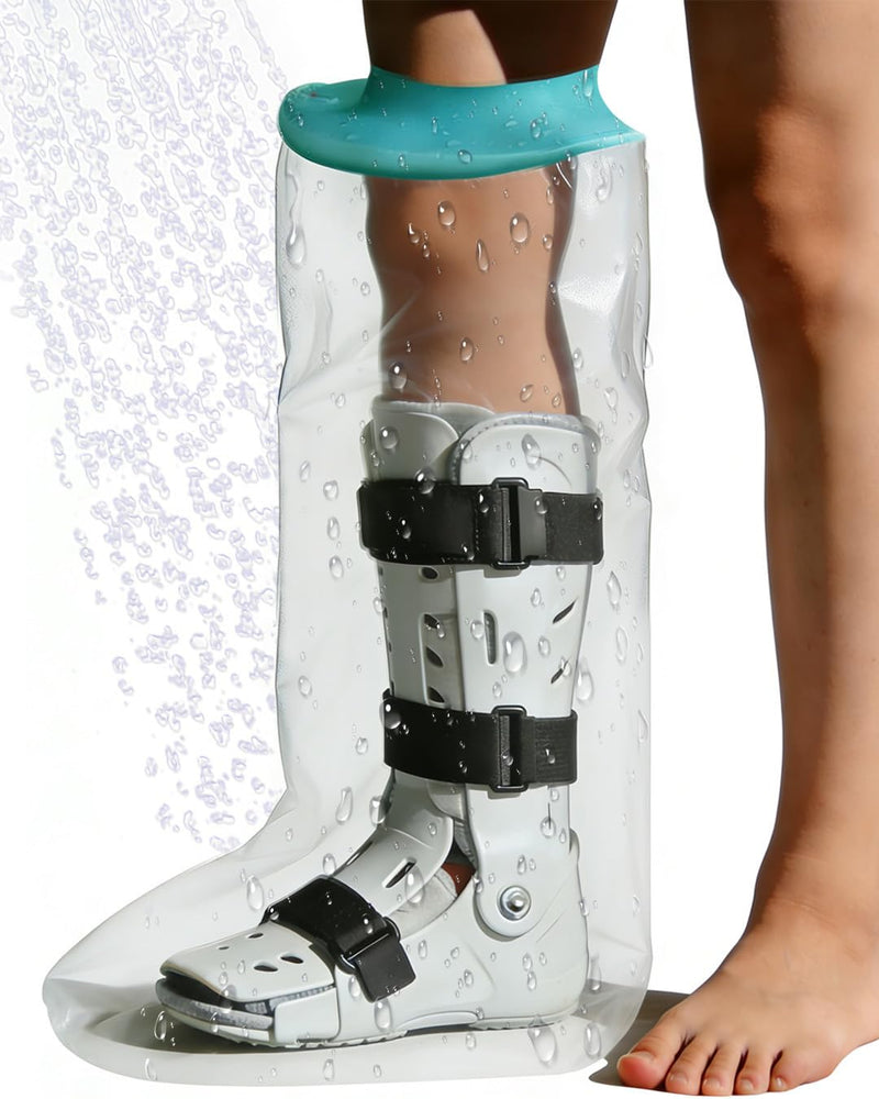 Extra Large Cast Covers for Shower Leg, Waterproof Leg Cast Cover for Showering, Reusable Cast Protector for Shower Leg Adult, Soft Comfortable Cast Shower Cover Leg, Used for Bandages - BeesActive Australia