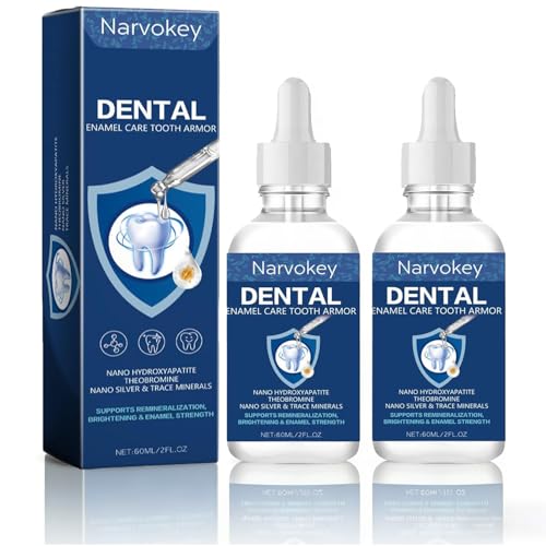 Cavity Repair Tooth Armor Transparent Enamel Strengthening Formula Drops with Hydroxy for Cavity Defense Health, Daily Oral Care Solution-2Packs