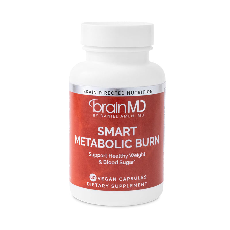 BrainMD Smart Metabolic Burn Weight Management, 60 Capsules | Dietary supplement in capsule form for daily use, formulated to support energy and appetite control with 30 servings