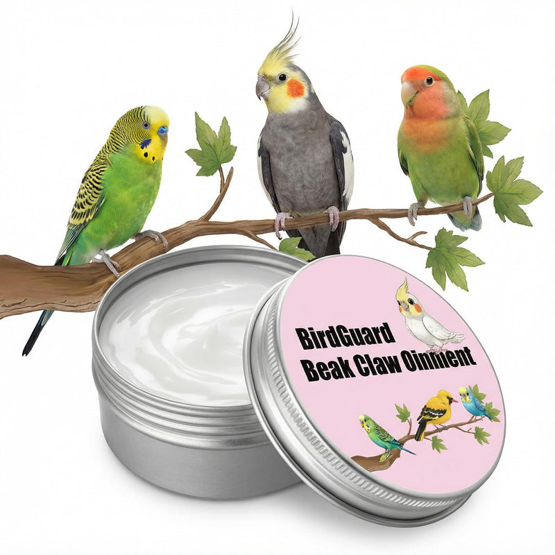 XANADU Bird Ointment - Beak Balm & Claw Moisturizer for Dry, Peeling, Cracked Beaks and Rough Claws | Natural Beak Conditioner for Budgies, Parakeets, Cockatiels, Finches & Lovebirds (Mini Size) Mini Size