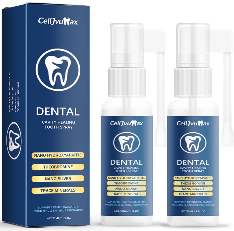 Enamel Care Mouth Spray, Alcohol-Free with Fluoride and Zinc, Fights Bad Breath and Strengthens Teeth, for Daily Freshness and Oral Care (02) 2