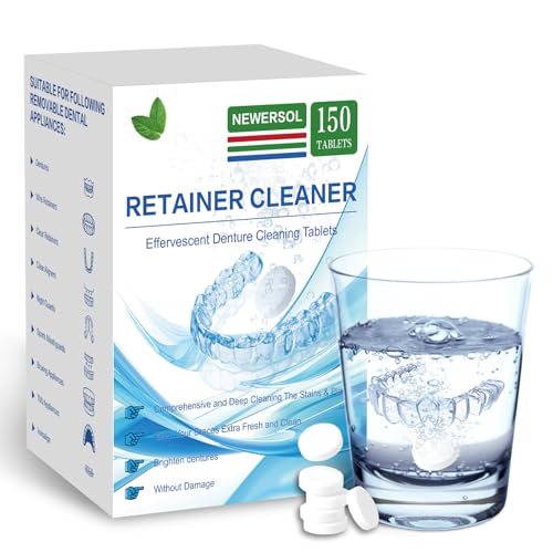 Retainer Cleaner Tablets 150 Count Denture Cleaning Tablets