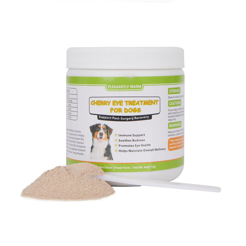 Cherry Eye Treatment for Dogs, Advanced Ocular Formula, Daily Vision Health Powder with Immune Support, Chicken Flavor, 4oz