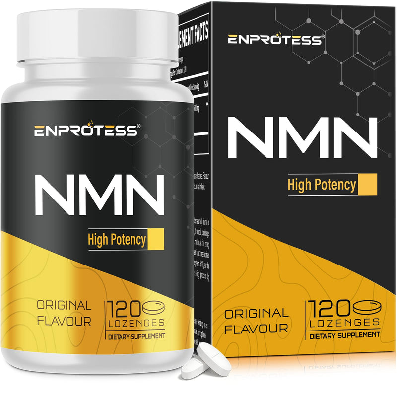 Sublingual NMN 500mg, NMN Supplement（120-Day Supply）, 99% Pure, 120 Lozenge | Max Absorbency & Fast-Acting NMN (Nicotinamide Mononucleotide) for NAD, Cell, Immune, Energy, Muscle, Anti-Aging & Longevity 120 Count (Pack of 1)